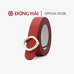 Thumbnail Thắt Lưng Da Nữ Đông Hải Khoá Mạ Vàng Cách Điệu - PH01 3