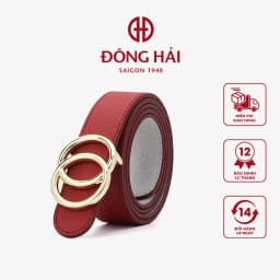 Thumbnail Thắt Lưng Da Nữ Đông Hải Khoá Tròn Đôi - PH02 4