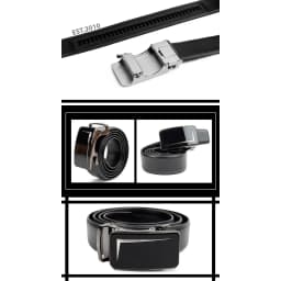 Thumbnail Thắt Lưng Dây Nịt Nam Da Bò Thật Khóa Tự Động Cao Cấp Thương Hiệu Y2010 Full Box Bảo Hành 12 Tháng D14 19857 |YaMe| 1