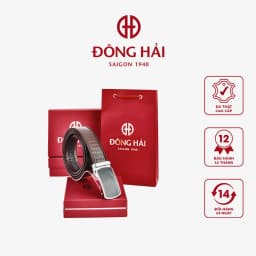 Thumbnail Thắt Lưng Dây Nịt Nam Đông Hải Dập Vân Sang Trọng Khóa Tăng Đơ Da Cao Cấp Bản 35mm - NITTDPU580 2
