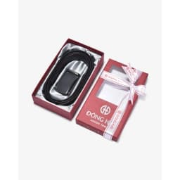 Thumbnail Thắt Lưng Dây Nịt Nam Đông Hải Dập Vân Khóa Tăng Đơ Kim Loại Da Cao Cấp Bản Rộng 3.5cm - NITTDPU550 4