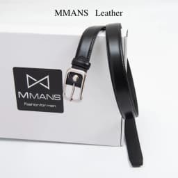 Thumbnail Thắt lưng nam bản nhỏ MMANS bản 3cm khóa kim da bò nhập khẩu cao cấp chính hãng hợp kim chống gỉ 2