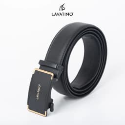 Thumbnail Thắt Lưng Nam Da Bò Cao Cấp Hàng Hiệu Lavatino Khoá Tự Động Thiết Kế Sang Trọng TINO 03 4