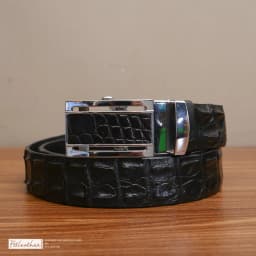 Thumbnail Thắt lưng nam FTT Leather da cá sấu loai dây liền 3.5cm nguyên bản, cam kết da thật 100% 3