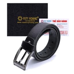 Thumbnail Thắt lưng nam Huy Hoàng da bò cỡ lớn màu da, đen, nâu HP4101-02-03 2