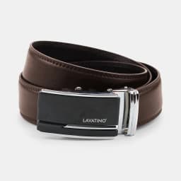 Thumbnail Thắt lưng nam khóa tự động, dây da bò 3 lớp cao cấp chính hãng Lavatino - Tặng túi hộp sang trọng TINO BELT 1
