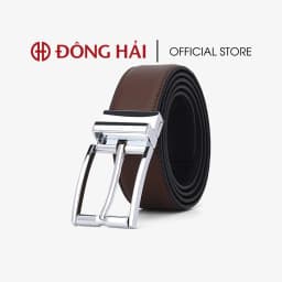 Thumbnail Thắt Lưng Nịt Nam Đông Hải Da Bò Cao Cấp Mặt Xoay Chiều Đổi Màu Đầu Khóa Random Đen Bóng,Sáng Bóng- PU03 2