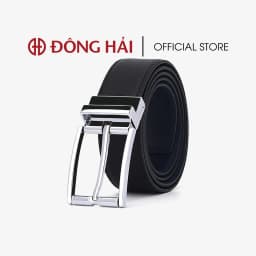 Thumbnail Thắt Lưng Nịt Nam Đông Hải Da Bò Cao Cấp Mặt Xoay Chiều Đổi Màu Đầu Khóa Random Đen Bóng,Sáng Bóng- PU03 3