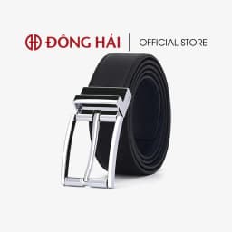Thumbnail Thắt Lưng Nịt Nam Đông Hải Da Bò Cao Cấp Mặt Xoay Chiều Đổi Màu Đầu Khóa Random Đen Bóng,Sáng Bóng- PU03 4