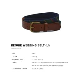 Thumbnail Thắt Lưng Reggie Webbing Belt | WHAWD2393A 3