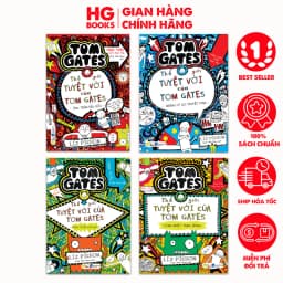 Thumbnail Thế Giới Tuyệt Vời Của Tom Gates - Song ngữ Việt-Anh. Truyện tranh kèm audio và từ vựng chọn lọc. 1
