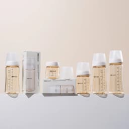 Thumbnail Thế hệ 3 - Bình sữa PPSU Moyuum - Mẫu trơn - 80ml - Kèm núm support (0m+) 3