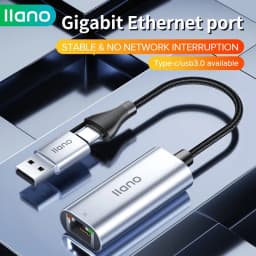 Thumbnail Thẻ mạng lan LLANO RJ45 chuyển đổi USB sang RJ45 USB 3.0 2.0 100/ 1000/ 2500Mbps 1