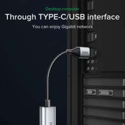 Thumbnail Thẻ mạng lan LLANO RJ45 chuyển đổi USB sang RJ45 USB 3.0 2.0 100/ 1000/ 2500Mbps 4