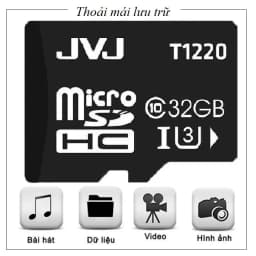Thumbnail Thẻ nhớ 32G JVJ Class 10 tôc độ cao - chuyên dụng cho CAMERA, Điện thoại, Máy ảnh,... tốc độ cao 95Mb-140Mb/s 3