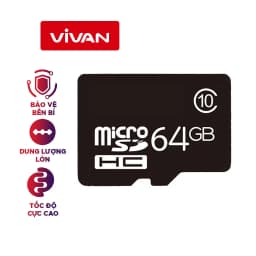 Thumbnail Thẻ Nhớ Micro SD VIVAN TF Card 32GB/ 64GB - Phù Hợp Cho Nhiều Thiết Bị Camera, Laptop, Loa, Điện Thoại 2