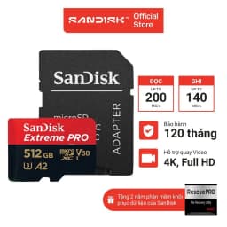 Thumbnail Thẻ Nhớ MicroSDXC SanDisk Extreme Pro V30 A2 512GB - 1TB 200MB/s 2