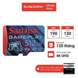 Thumbnail Thẻ Nhớ MicroSDXC SanDisk GamePlay 256GB - 512GB - 1TB for Mobile Gaming 190MB/s 1