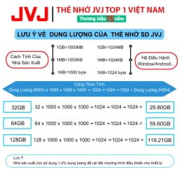 Thumbnail Thẻ Nhớ SD 32GB JVJ Ultimate Class 10 -Chuyên Dụng Cho Máy Ảnh, Máy Tính -Tốc Độ Lên Đến 100Mb/s -Bảo Hành 9 Năm 1 Đổi 1 2