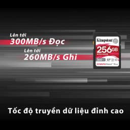 Thumbnail Thẻ Nhớ V90 SD Kingston Canvas React Plus V90 128GB 300mbs/260mbs camera quay phim chuyên nghiệp 4K/8K SDR2/128GB 3