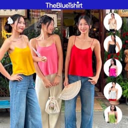 Thumbnail TheBlueTshirt - Áo lụa hai dây 2 lớp cho nữ - Daily Cami Top - Women 1