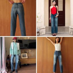Thumbnail TheBlueTshirt - Quần jeans lưng cao ống suông có nhiều màu wash cho nữ - The Original Dad Jeans 2