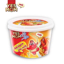 Thumbnail Thêm 20% Xúc Xích - Thùng 12 tô Mì Tô Trộn Có Xúc Xích Cua Xốt Singapore Yes Mom 113.2gr/ Tô 3