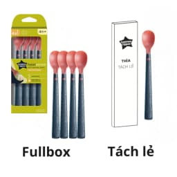 Thumbnail Thìa Ăn Dặm Có Báo Nhiệt Tommee Tippee Heat Sense, Cho Bé Từ 4 Tháng (Set 4 Thìa, Tách Lẻ) 2