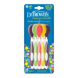 Thumbnail Thìa ăn dặm Dr. Brown's nhựa mềm cao cấp tách set ( 1 chiếc) 1