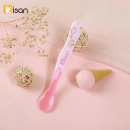 Thumbnail Thìa Mềm Báo Nóng Silicon Cao Cấp Misan KidsWorld Chống Nóng An Toàn Cho Bé Ăn Dặm Không BPA 3