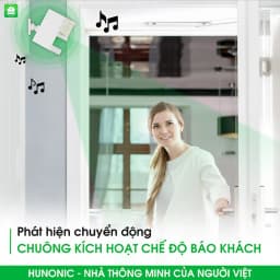 Thumbnail Thiết Bị Chống Trộm Và Báo Khách Đa Năng Hunonic CT01, Gửi Thông Báo Về Điện Thoại - HNCT01 2