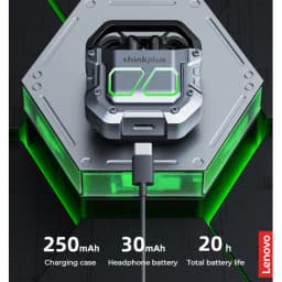 Thumbnail Thinkplus x Lenovo XT81 Tai nghe chơi game nhét tai không dây Bluetooth 5.3 độ trễ thấp với âm thanh nổi HD có micro 4
