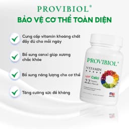 Thumbnail Thực phẩm bảo vệ sức khoẻ Viên Uống Vitamin Tổng Hợp Hỗ Trợ Tăng Sức Đề Kháng Provibiol Vitamin Hộp 30 Viên 4