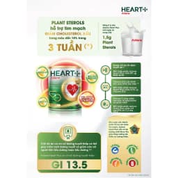 Thumbnail Thực phẩm bổ sung Anlene Heart Plus với dưỡng chất chăm sóc sức khỏe tim mạch 750g/lon 4