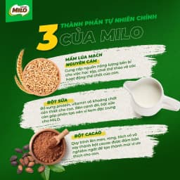 Thumbnail Thực phẩm bổ sung thức uống lúa mạch Nestlé Milo 600g 1