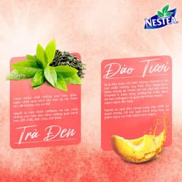 Thumbnail Thực phẩm bổ sung Trà Vị Đào NESTEA hộp 12 gói x 12 g 2