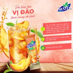 Thumbnail Thực phẩm bổ sung Trà Vị Đào NESTEA hộp 12 gói x 12 g 4