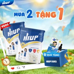 Thumbnail Thực Phẩm Dinh Dưỡng Hiup Tăng Chiều Cao - COMBO 2 TẶNG 1 (VITAMIN D3K2) Cho Trẻ Từ 2 Đến 15 Tuổi, Nguyên Liệu Hoa Kỳ 1