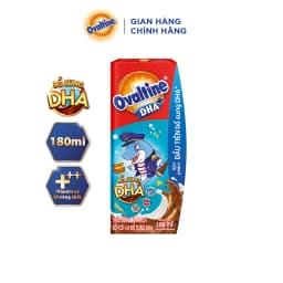 Thumbnail Thức uống lúa mạch hương vị sô-cô-la Ovaltine DHA+ (180ml x 4) 4