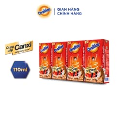 Thumbnail Thức uống lúa mạch thêm Canxi hương vị sô-cô-la Ovaltine (110ml x 4) 2