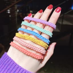 Thumbnail Thun Cột Tóc ( 1 Thun ) , Chun Cột Tóc PAPU 3