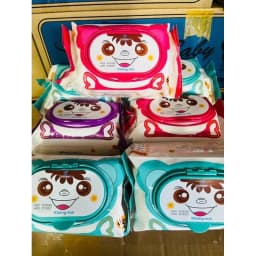 Thumbnail Thùng 10 Gói Khăn Ướt Baby Wipes Gói 600gram An Toàn Cho Da Bé 3