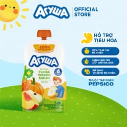 Thumbnail Thùng 10 Gói Trái cây nghiền mix vị Agusha 90g/gói dành cho bé từ 6 tháng trở lên 2