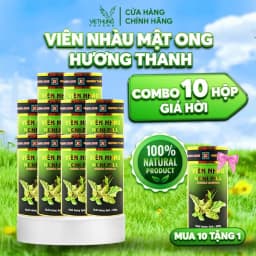 Thumbnail Thùng 10 Hộp (Tặng 1 Hộp) Viên Nhàu mật Ong Hương Thanh Noni Pill, Hộp 500g 1