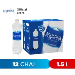Thumbnail Thùng 12 Chai Nước tinh khiết Aquafina (1.5L/chai) 1