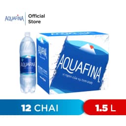 Thumbnail Thùng 12 Chai Nước tinh khiết Aquafina (1.5L/chai) 3