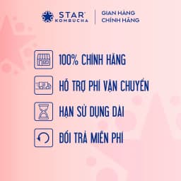 Thumbnail Thùng 12 lon trà STAR KOMBUCHA Dâu Tây /Strawberry (250ml/lon)- Trà lên men vi sinh bảo vệ sức khỏe 3