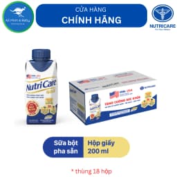 Thumbnail Thùng 18 hộp sữa Nutricare GOLD - bồi bổ phục hồi sức khoẻ (200ml x 18 hộp) 1