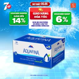Thumbnail Thùng 24 Chai Nước tinh khiết Aquafina (355ml/chai) 1