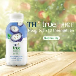 Thumbnail Thùng 24 chai nước uống sữa trái cây TH true JUICE milk việt quất tự nhiên 300 ml (300 ml x 24) 2